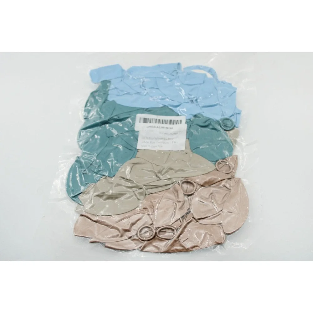 61 pcs Dusty Blue‎ Teal Sand Latex Balloons